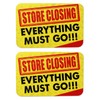 Store Closing Sign | Everything Must Go Bis Sale Sign