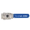 U.S. Solid 1/2 inch Ball Valve 304 Stainless Steel Female