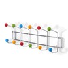 DESIGN DELIGHTS Colour Ball Wardrobe Rail Colourful Silver 50 x