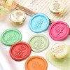 Flowers Wax Seal Stamp Kit - 25 Pcs Sealing Wax