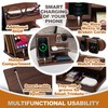 TESLYAR TESLYAR Wood Phone Docking Station for Men - Desktop