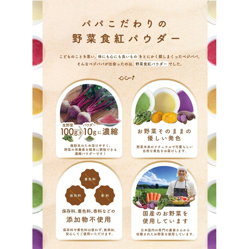 Veggie Papa Domestic Vegetable Red Powder, Edible Pigments, Natural Coloring,