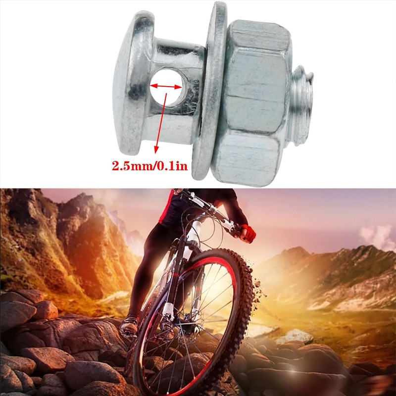zutisay Brake Cable Regulator Clamp Brake Cable Nut Bicycle Cable