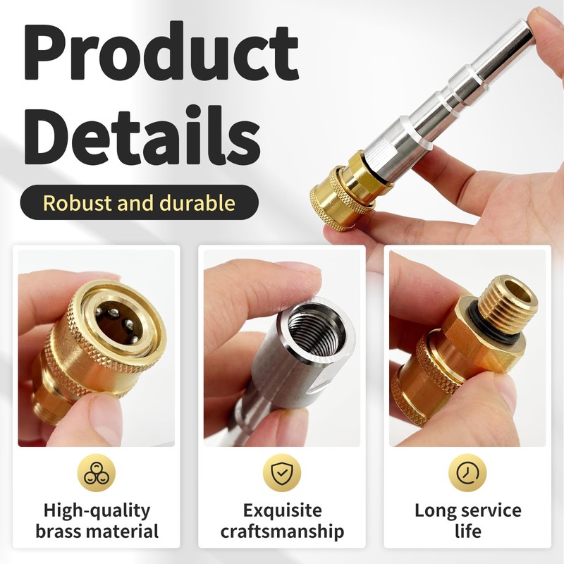 Plug Nipple Quick Coupling D12 for Nilfisk - with 5