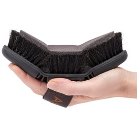 Animalon Sponge Brush | Flexible & High-Quality Horse Brush with Integrated Sponge | Easy Washing of Your Horse (Brown)