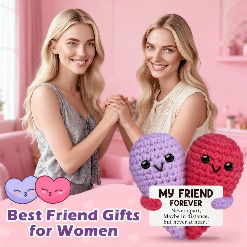 Evadollina Positive Gifts, Gift for Best Friend, Heart Decor, Emotional