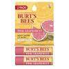 Paquete doble de bálsamo labial hidratante de pomelo rosa