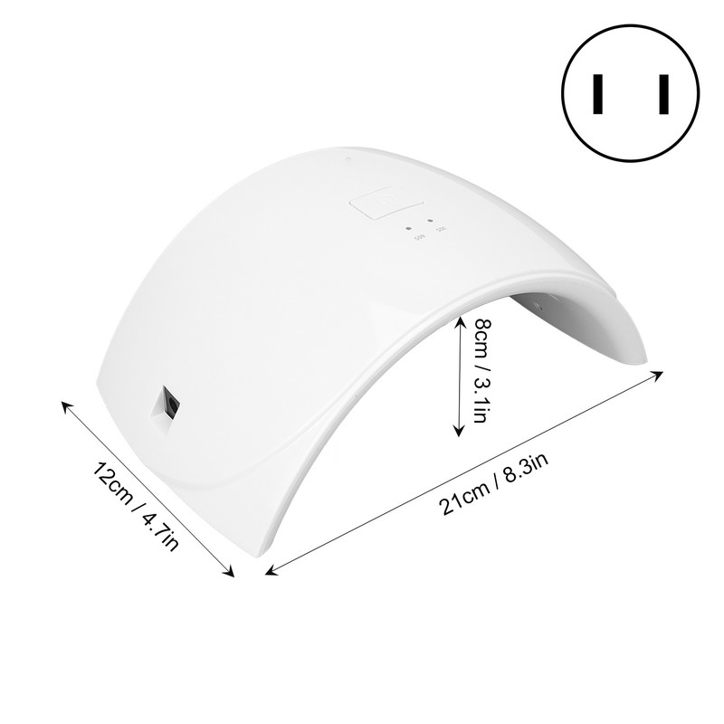 Professional Gel Polish Dryer UV LED Dual Light Sources Nail