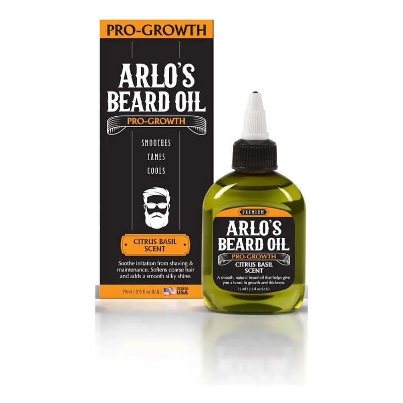 Arlo's Aceite Para Barba Pro Growth - Albahaca Cítrica 2.5