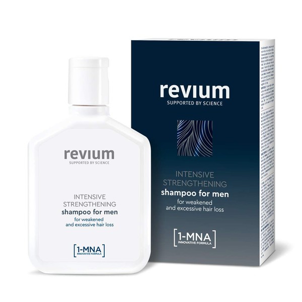 Revium Intensive Hair Growth Shampoo for Men with 1-MNA Molecule and H-Vit Complex, Anti Hair Loss Treatment, 200 ml