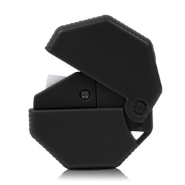 Hayashi Corporation DK1127-1 Cardboard Cutter, Magnet, Ceramic Blade, Octagonal Shape, Black