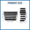 A ABSOPRO 2pcs Brake Pedal Pad Gas Accelerator Pedal Cover