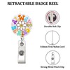 Cute Sunflower Badge Reel, Always Be Kind Badge Reels Retractable