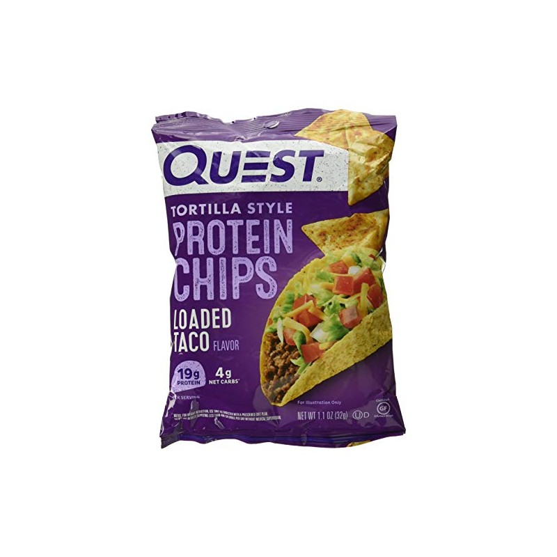 QUEST Loaded Taco Chips, 1.1 OZ