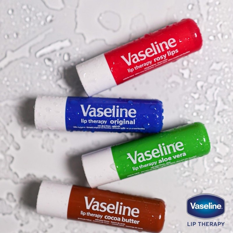 Vaseline 2 pack Bálsamo para Labios Rosy Stick Lip Therapy,