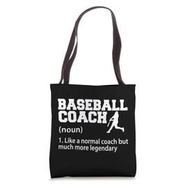 Baseball Coaching Men Trainer Training Baseball Coach Tote Bag