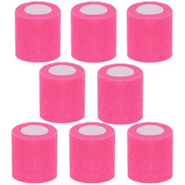 CIYAGPOOU Self Adhesive Bandage Wrap,2 Inch Pink Breathable Elastic Cohesive Bandages, Vet Wrap Sports Tape Bulk for First Aid Supplies, Wrist Sprains Protection