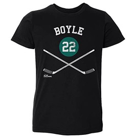 500 LEVEL Dan Boyle Toddler Shirt (Toddler Shirt, 3T, Black) - Dan Boyle San Jose 22 Sticks WHT