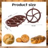 ZWLIYCHN Kaiser Roll Stamp 2Pcs Bread Roll Stamp Bread Dough