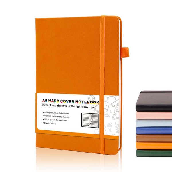 Lined Journal Notebooks for Work,Sbrinnaliao Daily Journal for Men/Women,320 Pages