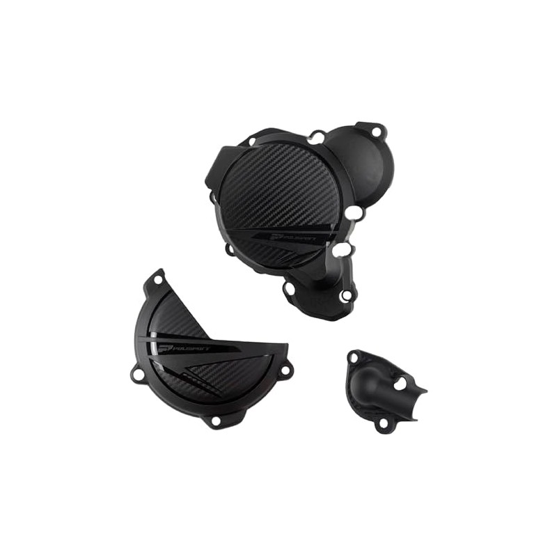 POLISPORT 91375 – Engine Covers Protection Kit KTM, HUSQVARNA Black