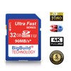 BigBuild Technology 32GB Ultra Fast 90MB/s SD SDHC Memory Card