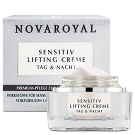 NOVAROYAL® Anti-ageing face cream for sensitive skin, high-quality lifting care, helps visibly reduce wrinkles, effectively counteracts premature skin ageing, relieves skin irritation and prevents