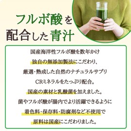 Charstone Green Juice (15 Packs) x 1 Bag, Fulvic Acid, Young Barley Leaves, Indigestible Dextrin, Dietary Fiber, Lactic Acid Bacteria, Iron, Made in Japan
