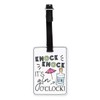 Gift Base Knock Knock It's Gin O'Clock Visual Luggage Tag