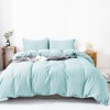 KASENTEX 4 Piece Bedding Set Down Alternative Comforter with Duvet