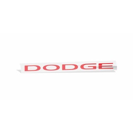 Dodge Grille Emblem Overlay Decal 2013-2023 Charger - (Color: Gloss Red)