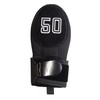 Black Sliding Mitt with Custom Embroidered Number Baseball Softball. Baserunner