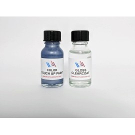 Ready Car Paints Genuine ORIG MERCEDES 047/S047/0047 Auebeam Silber Metallic Touch Up Paint Kit - Color & Clear Touch Up Kit