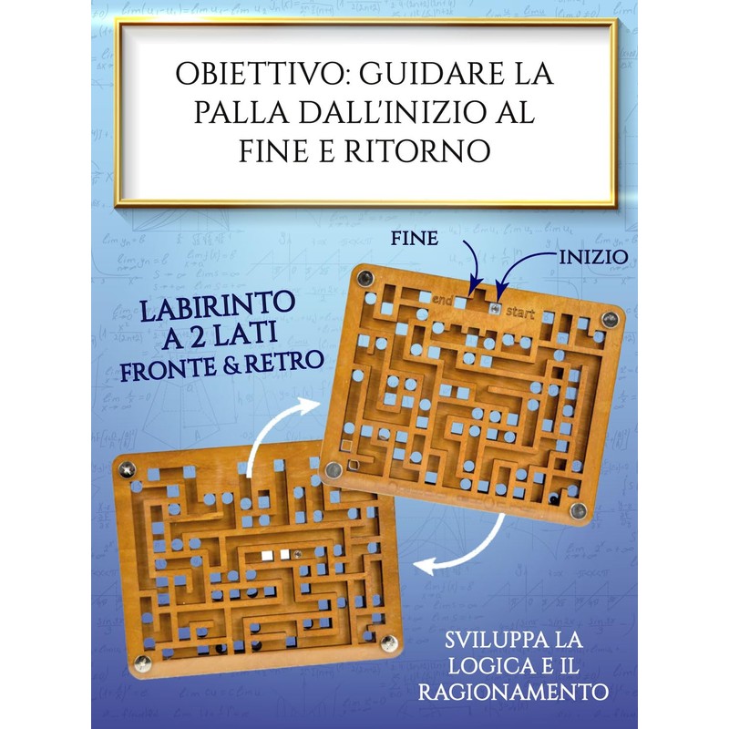Logica Giochi - Labirinto di Cnosso - Rompicapo Labirinto in