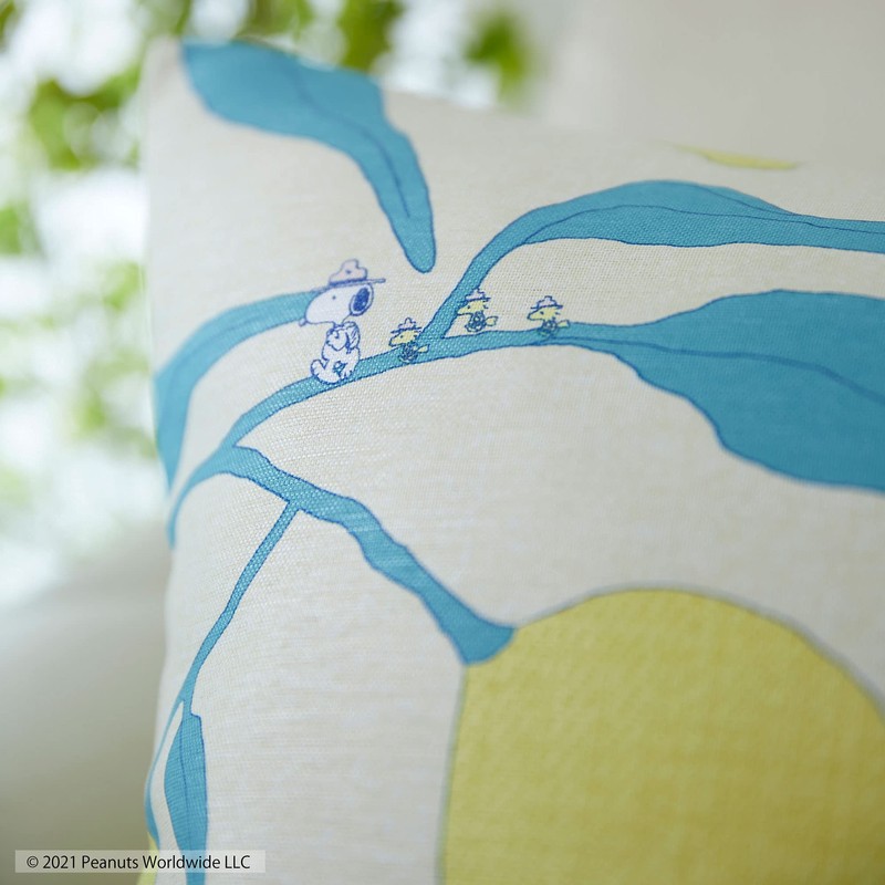 Suminoe P040C Cushion Cover, Yellow, 17.7 x 17.7 inches (45