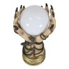 Psychic Fortune Teller Witch Hands With Snakes Rotating LED Glass