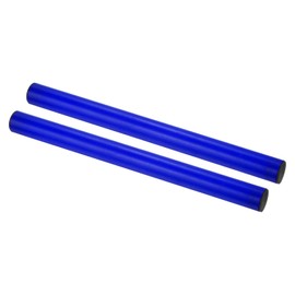 PATIKIL Junior Relay Track Baton, 2 Pack Plastic Race Field Running Stick for Outdoor Athletics Sport Game Tool, Blue