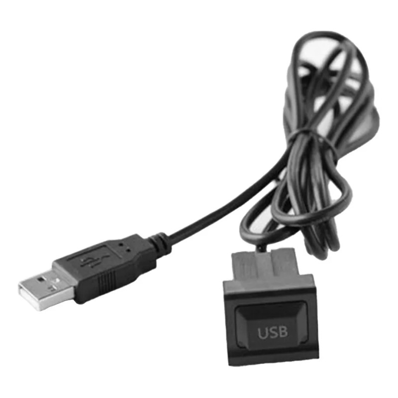 Usb Para Coche Con Cubierta Antipolvo, Panel De Extensión Us