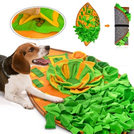 AWOOF Snuffle Mat for Dogs, Dog Cats Nosework Feeding Mat, Pet Interactive Dog Puzzle Toys Encourages Natural Foraging Skills for Training and Stress Relief