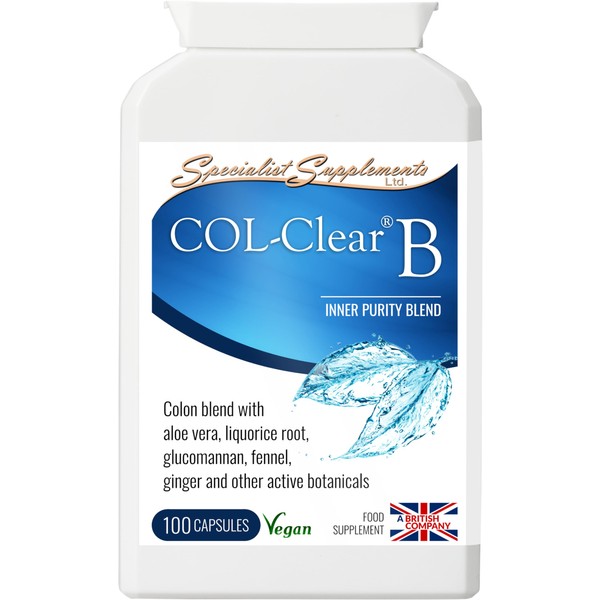 Specialist Supplements COL-Clear B Internal Cleanse Support 100 Capsules