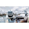 4 X 6 SEALED GREETING CARD DOCKED FERRIES @ EAGLE