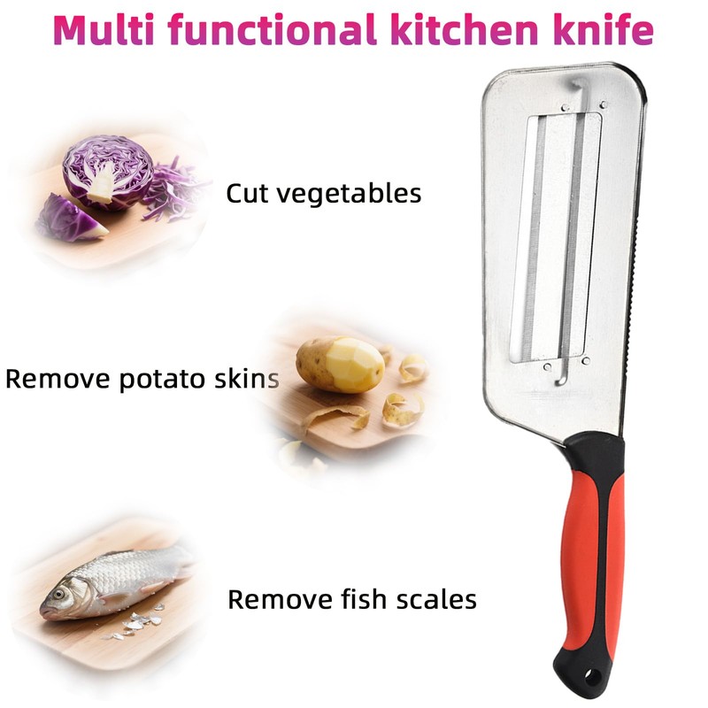 Stainless Steel Cabbage Shredder & Chopper, Sharp Kitchen Slicer for
