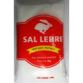 Lebre - Barbecue Salt - 35.27 oz. (PACK OF 04) | Sal p/ Churrasco - 1kg