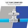 WMAXPFIT Tee Stop Valve(1 PACK), 1/2" PEX x 1/2" PEX