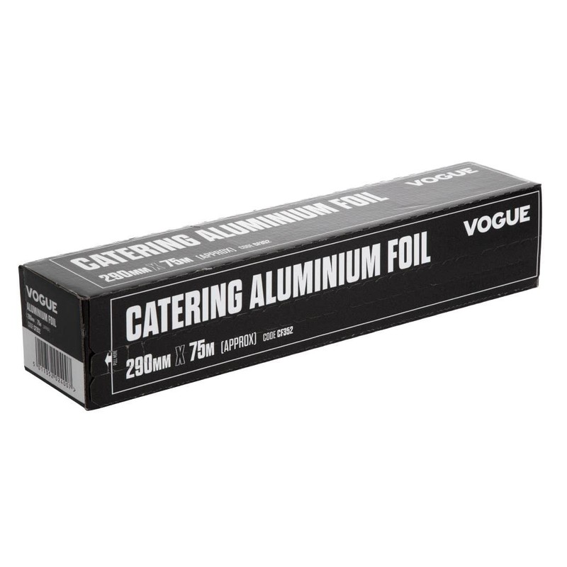 Vogue Aluminium Foil 11 1/2"/290mm x 250'/75m With Serrated Cutting