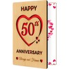 Vovocas 50th Wedding Anniversary Card Gifts for Husband Him Men