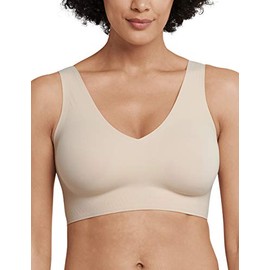 Schiesser Women's Seamless Bustier with Removable Pads - Invisible Soft, Sand_170364, 44