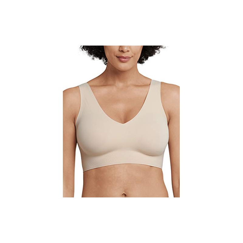 Schiesser Women's Seamless Bustier with Removable Pads - Invisible Soft,