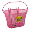 BIRIA Basket with Hooks Pink TEARS Emoji Front, Removable, Wire