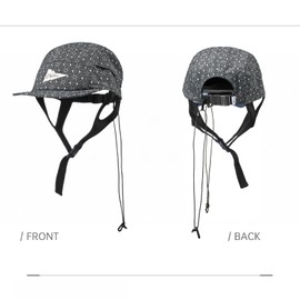 Summer Non-Slip Flat-Brim Baseball Cap with Vintage American Retro Patchwork Print | Quick-Dry & Windproof | Adjustable Chin Strap for Running, Golf, Hiking & Outdoor Activities